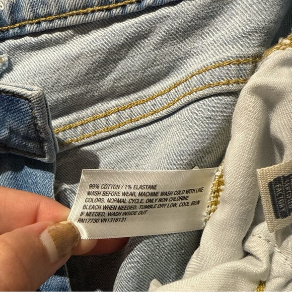 3/$20 Art Class Girls’ Light Wash Flared Cargo Jeans | Size 12 |Trendy Y2K Style - Picture 8 of 8